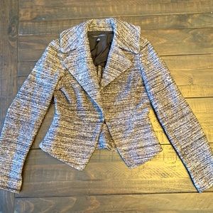 Banana Republic Women’s Black and White Blazer